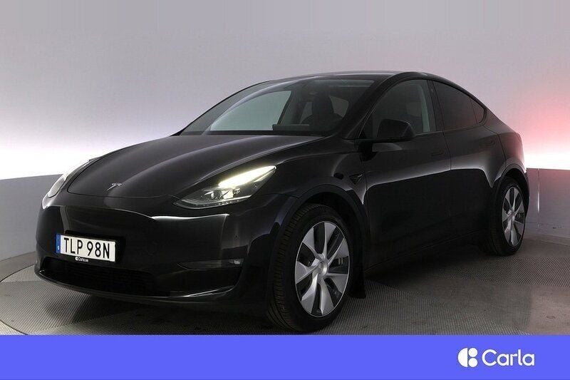 Svart Begagnad 2023 Tesla Model Y Long Range SUV | 404 900 kr (Superpris) - Bild 1/4