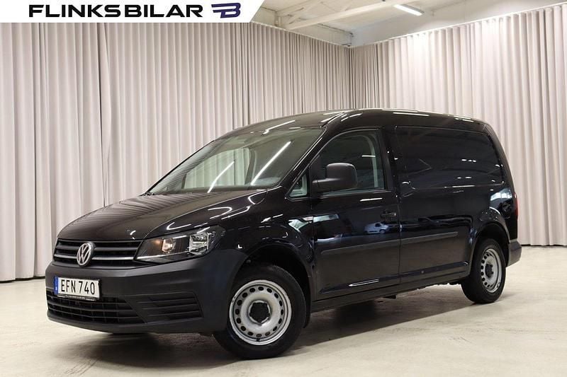 Svart Begagnad 2018 VW Caddy Maxi Minibuss | 199 900 kr (Marknadspris) - Bild 1/4