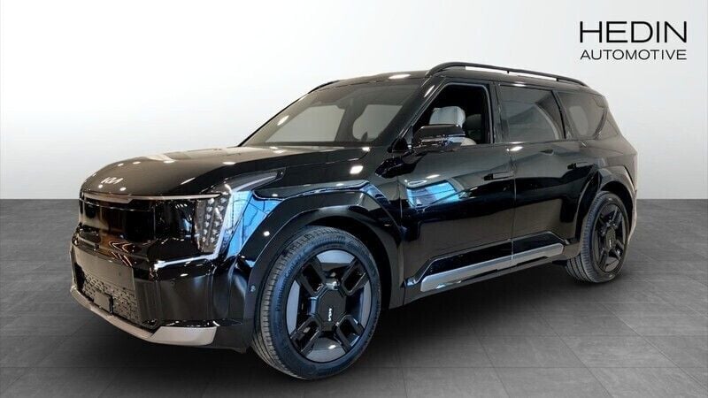 Svart (black) Ny 2025 Kia EV9 GT-Line SUV | 877 900 kr (Marknadspris) - Bild 1/4