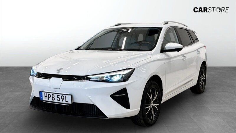Vit Begagnad 2022 MG MG5 EV Luxury Kombi | 214 900 kr (Bra pris) - Bild 1/4