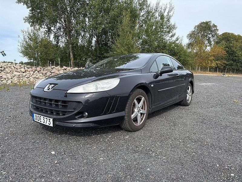 Svart Begagnad 2006 Peugeot 407 Sportkupé | 44 500 kr (Dyr) - Bild 1/4