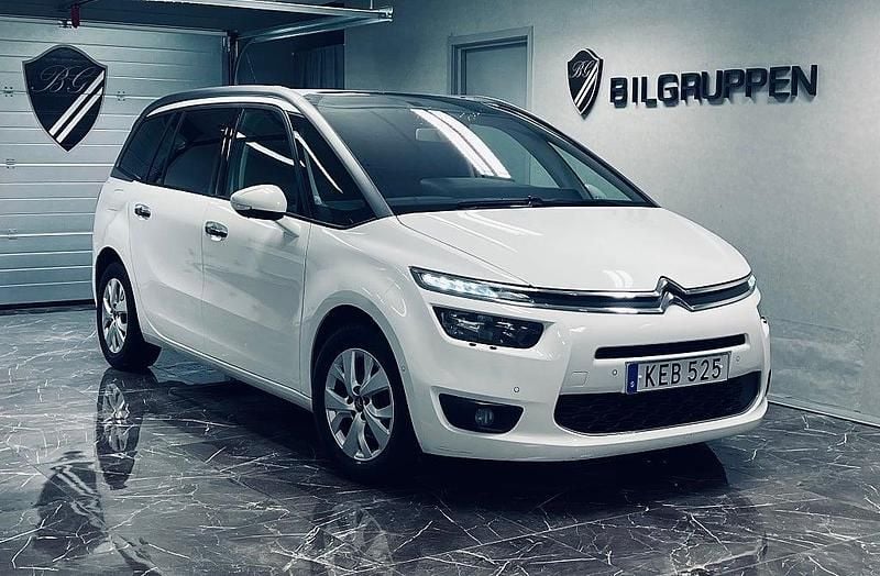 Vit Begagnad 2015 Citroën Grand C4 Picasso Minibuss | 119 900 kr (Marknadspris) - Bild 1/4