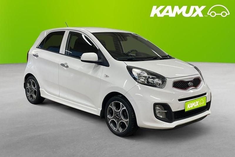 Vit Begagnad 2015 Kia Picanto Halvkombi | 87 800 kr (Marknadspris) - Bild 1/4