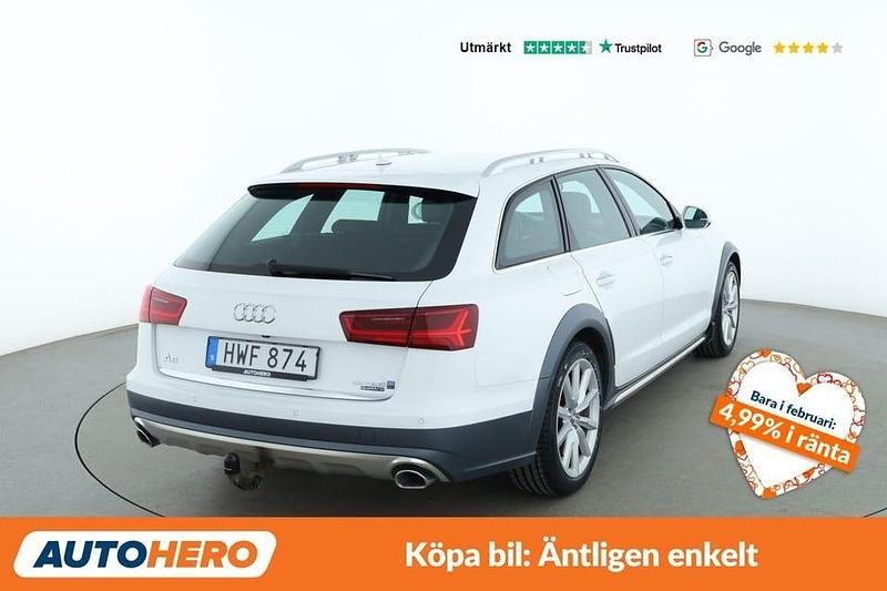 Begagnad Audi A6 Allroad Sport 220 HK (161 kW) 2015 Vit Kombi