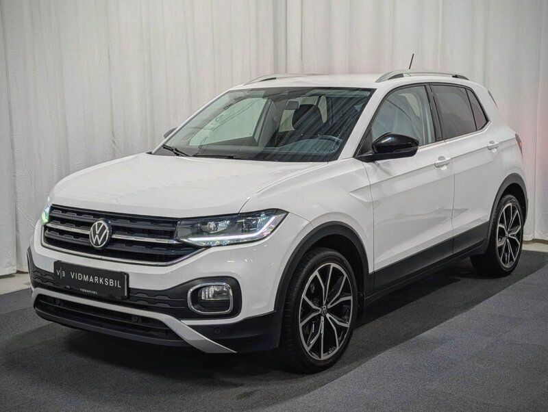 Vit Begagnad 2020 VW T-Cross GT SUV | 199 900 kr (Marknadspris) - Bild 1/4