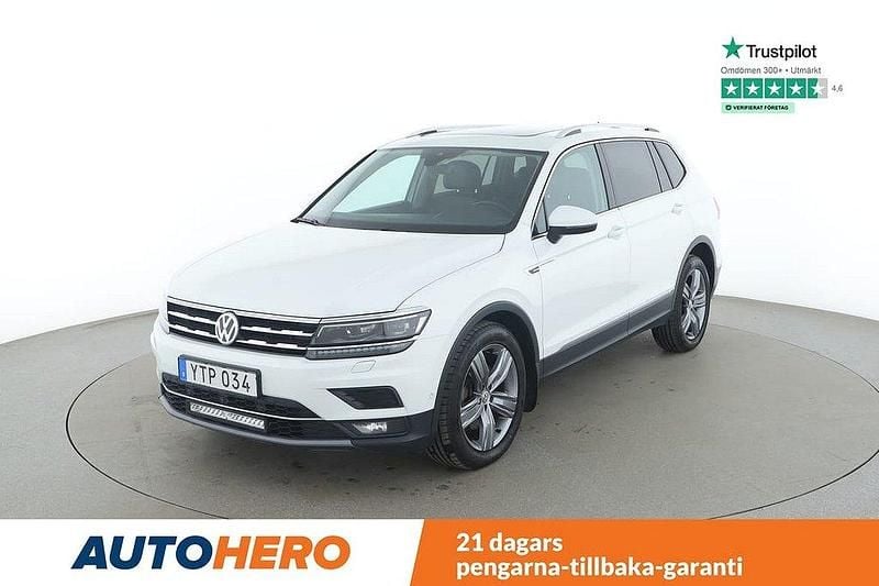 Vit Begagnad 2017 VW Tiguan Allspace SUV | 246 000 kr (Dyr) - Bild 1/4