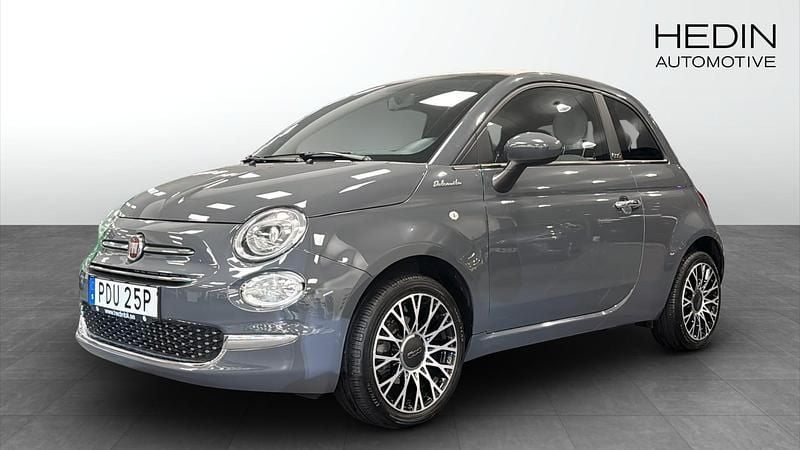 Grå (grey) Begagnad 2022 Fiat 500C Dolcevita Cab | 139 900 kr (Bra pris) - Bild 1/4