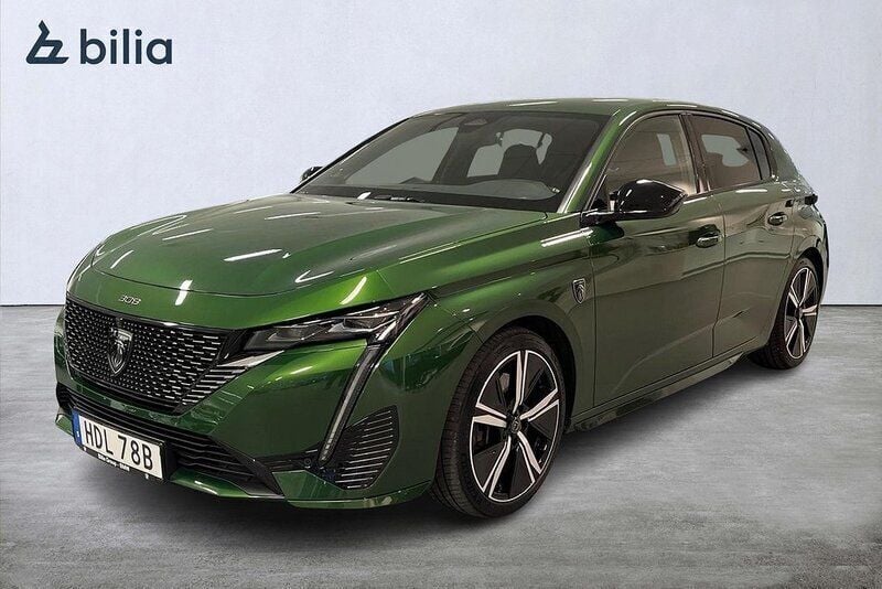 Grön Begagnad 2021 Peugeot 308 GTi Halvkombi | 269 900 kr (Bra pris) - Bild 1/4