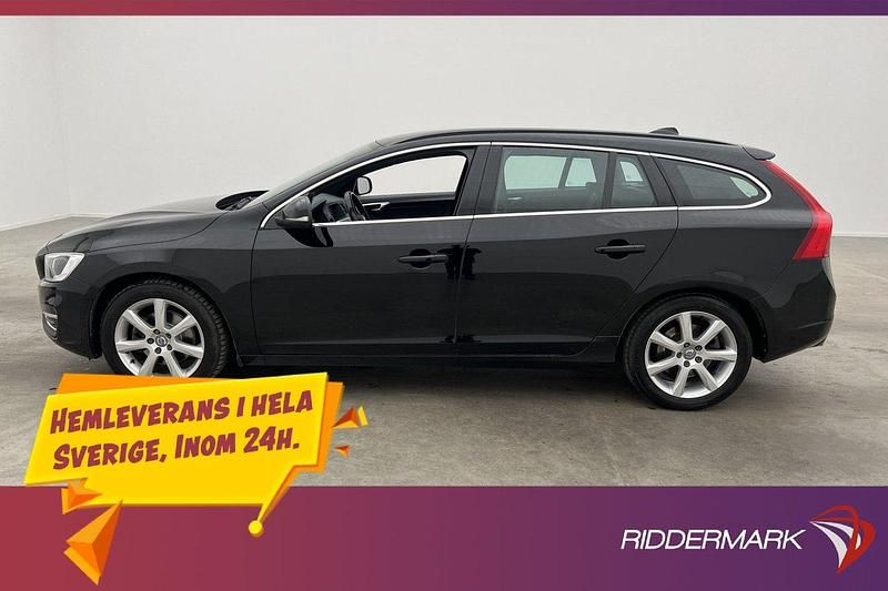 Svart Begagnad 2017 Volvo V60 Momentum Kombi | 174 900 kr (Marknadspris) - Bild 1/3