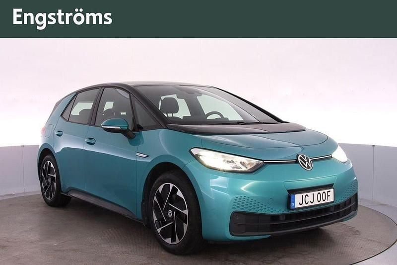 Grön Begagnad 2022 VW ID.3 Pro Performance Halvkombi | 259 000 kr (Marknadspris) - Bild 1/4