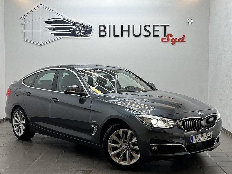 Grå Begagnad 2016 BMW 328 Gran Turismo Luxury Line Halvkombi | 198 500 kr - Bild 1/4
