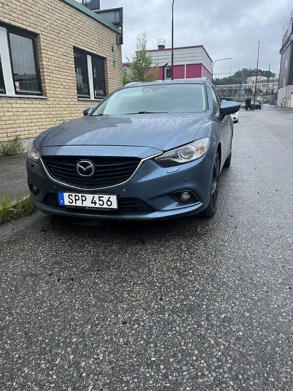 Blå Begagnad 2014 Mazda 6 Kombi | 85 000 kr - Bild 1/4