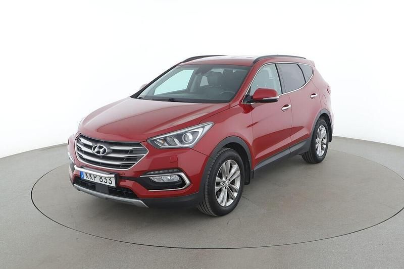 Röd Begagnad 2016 Hyundai Santa Fe Premium SUV | 192 000 kr (Marknadspris) - Bild 1/3