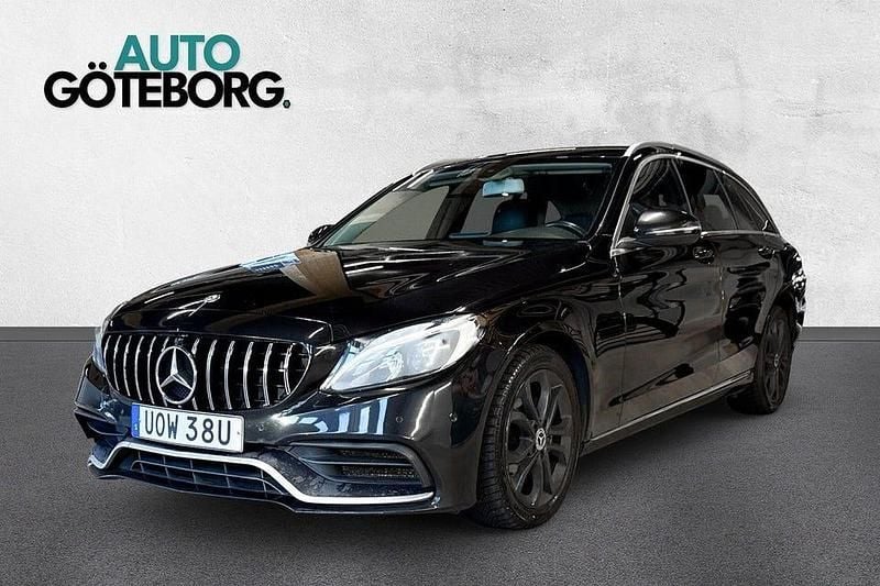 Obsidian black metallic Begagnad 2016 Mercedes C200 Avantgarde Kombi | 124 900 kr (Bra pris) - Bild 1/3