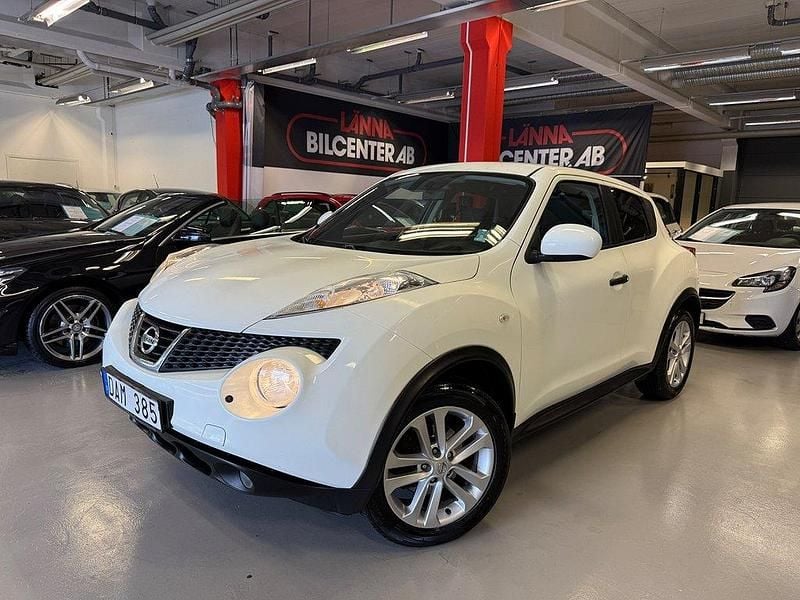 Vit Begagnad 2012 Nissan Juke SUV | 79 900 kr (Marknadspris) - Bild 1/4