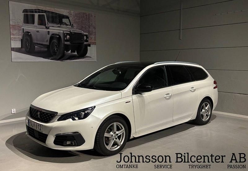 Vit Begagnad 2018 Peugeot 308 GT-line Kombi | 144 900 kr (Lite dyr) - Bild 1/4