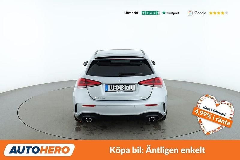 Begagnad Mercedes A35 AMG AMG 310 HK (228 kW) 2021 Silver Halvkombi