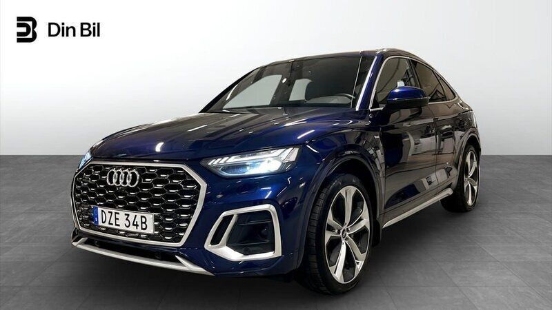 Blå Begagnad 2022 Audi Q5 Sportback S-Line SUV | 534 900 kr - Bild 1/4