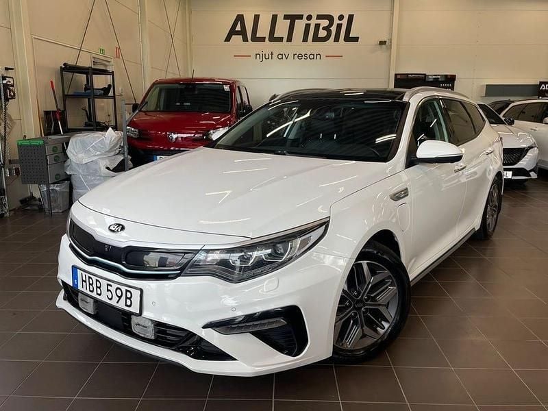 Vit Begagnad 2019 Kia Optima Advance Kombi | 188 900 kr (Lite dyr) - Bild 1/3