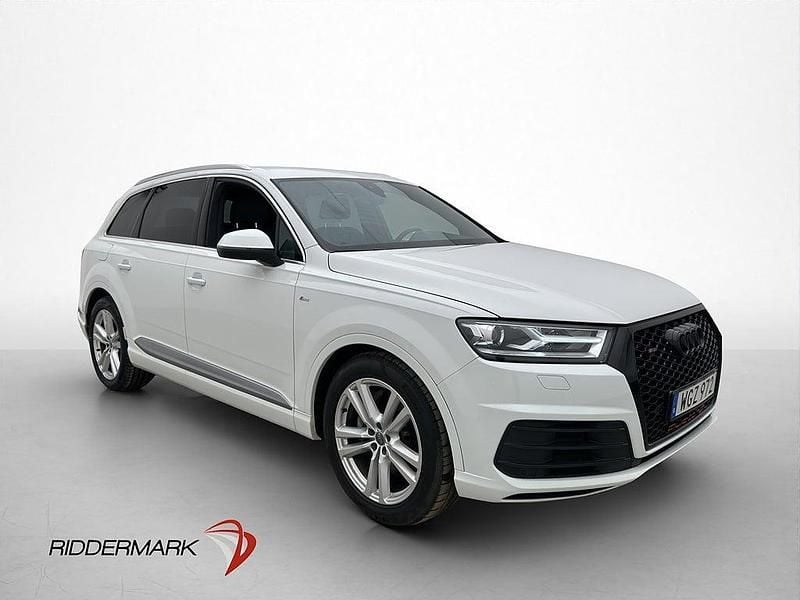 Begagnad Audi Q7 S-Line 218 HK (160 kW) 2017 Vit SUV