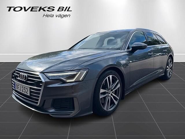 Grå (daytonagrå pärleffekt) Begagnad 2018 Audi A6 S-Line Kombi | 319 000 kr (Marknadspris) - Bild 1/4