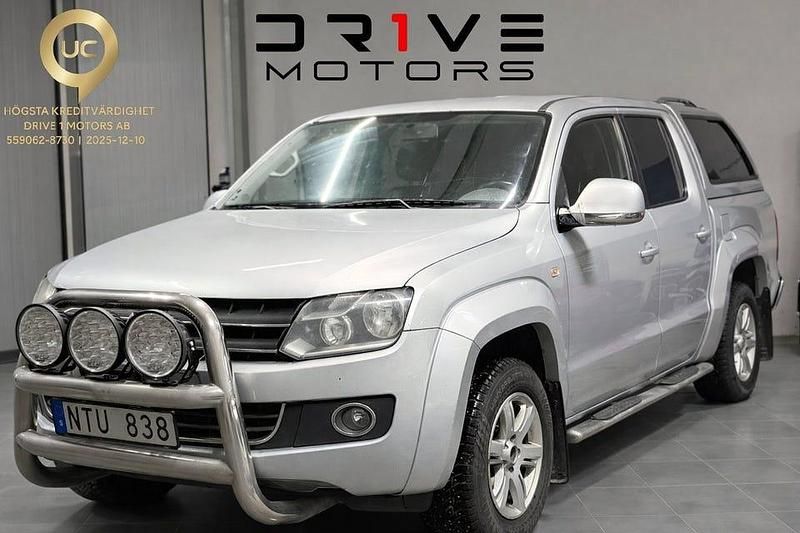 Silver Begagnad 2011 VW Amarok Highline Pickup | 99 900 kr - Bild 1/4