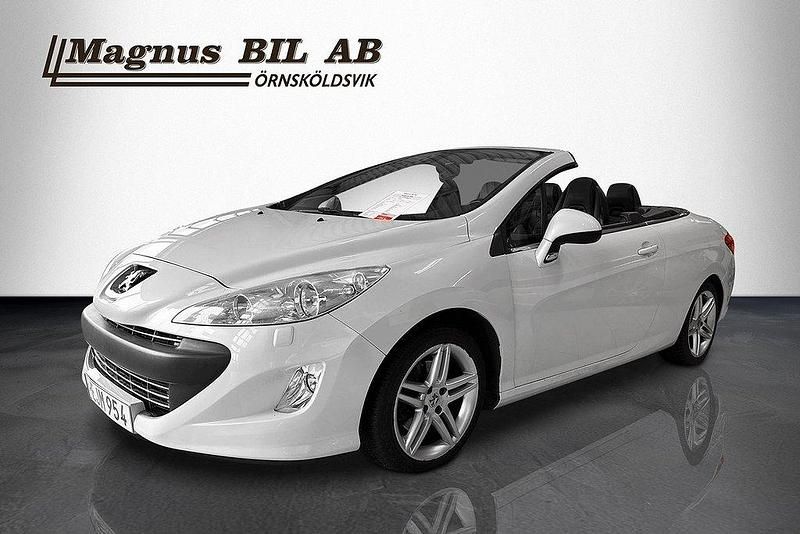 Vit Begagnad 2009 Peugeot 308 CC Cab | 89 900 kr (Dyr) - Bild 1/4