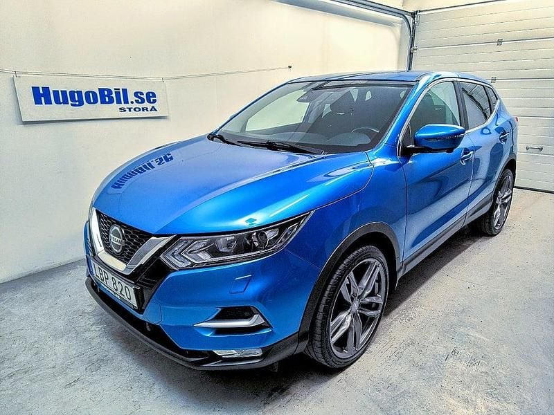 Blå Begagnad 2018 Nissan Qashqai N-Connecta SUV | 179 500 kr (Dyr) - Bild 1/4