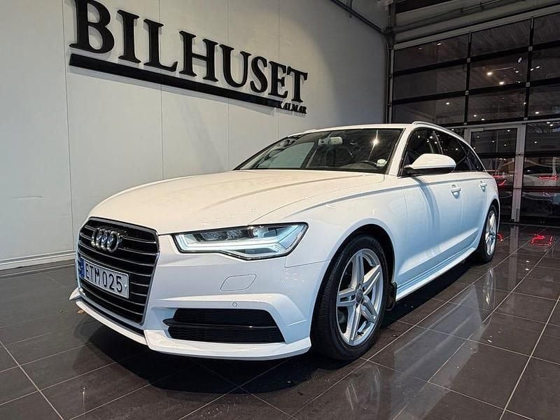 Vit Begagnad 2018 Audi A6 Ambition Kombi | 169 900 kr (Marknadspris) - Bild 1/4