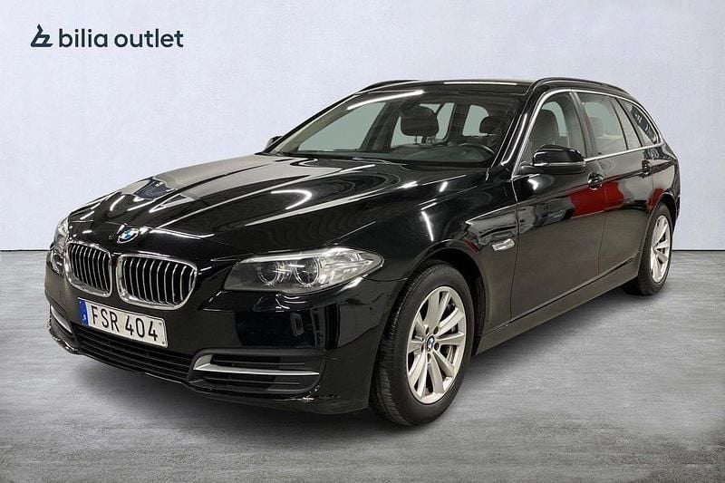 Svart Begagnad 2015 BMW 520 Kombi | 150 000 kr (Bra pris) - Bild 1/4