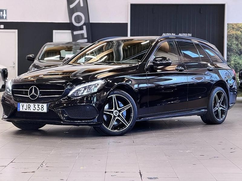 Svart Begagnad 2016 Mercedes C220 AMG Kombi | 224 900 kr (Marknadspris) - Bild 1/4