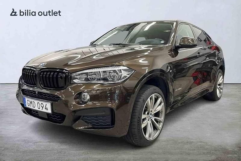 Brun Begagnad 2017 BMW X6 SUV | 449 900 kr - Bild 1/1