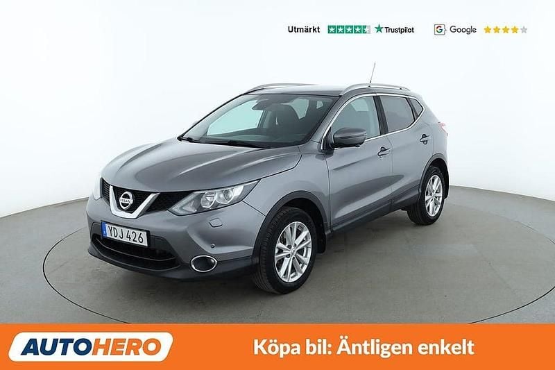 Grå Begagnad 2016 Nissan Qashqai 360º SUV | 98 000 kr (Marknadspris) - Bild 1/4