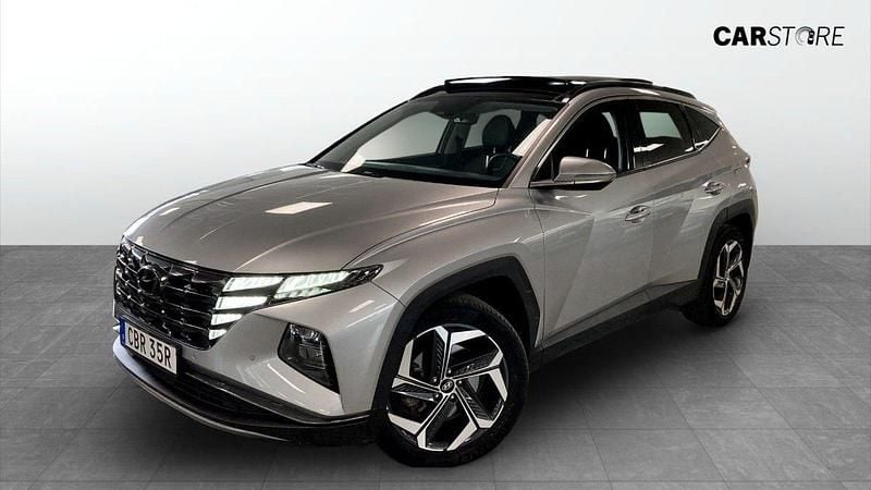 Grå (grey) Begagnad 2021 Hyundai Tucson Advanced SUV | 289 900 kr (Bra pris) - Bild 1/4