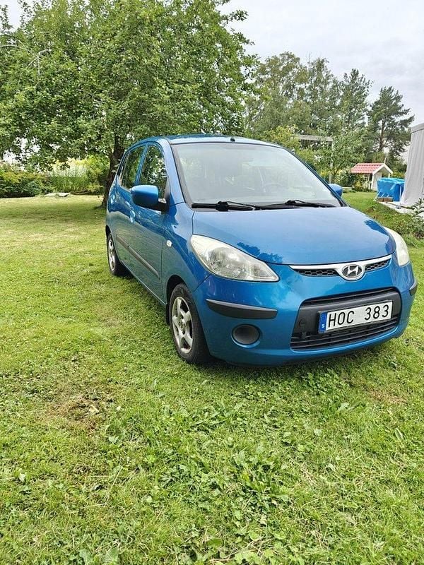 Blå Begagnad 2008 Hyundai i10 Halvkombi | 13 000 kr (Bra pris) - Bild 1/4