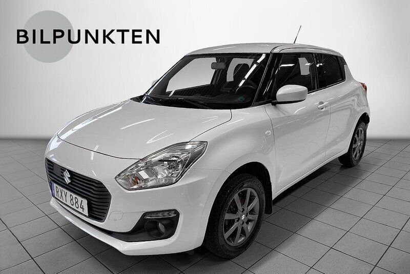 Vit Begagnad 2017 Suzuki Swift Halvkombi | 134 900 kr (Marknadspris) - Bild 1/4
