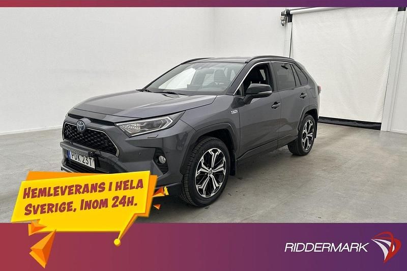 Grå Begagnad 2021 Toyota RAV4 Hybrid Premium SUV | 394 800 kr (Marknadspris) - Bild 1/3