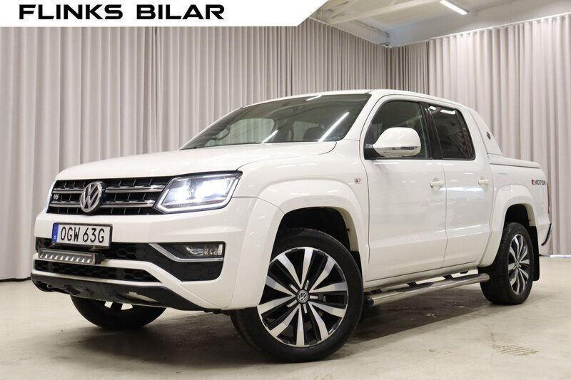 Vit Begagnad 2019 VW Amarok Aventura Pickup | 339 900 kr (Superpris) - Bild 1/4