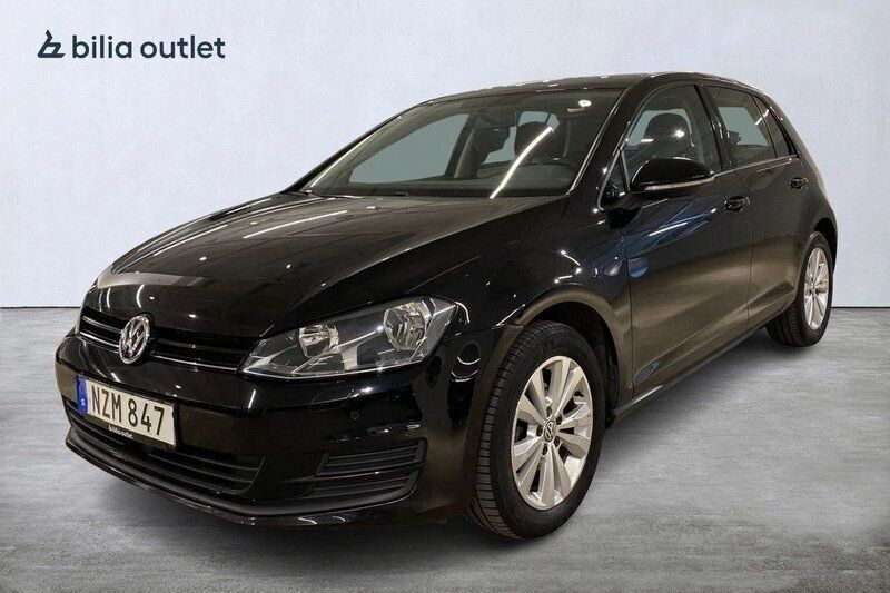 Svart Begagnad 2016 VW Golf VII S Halvkombi | 119 900 kr (Bra pris) - Bild 1/4
