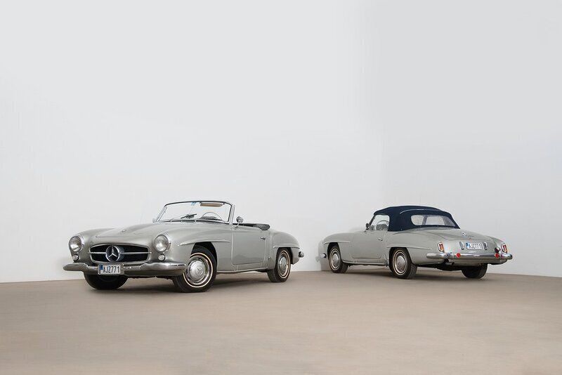 Grå Begagnad 1956 Mercedes 190 Cab | 1 099 000 kr - Bild 1/4