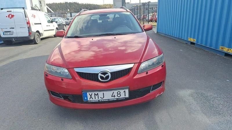Röd Begagnad 2006 Mazda 6 Touring Kombi | 12 900 kr (Marknadspris) - Bild 1/4