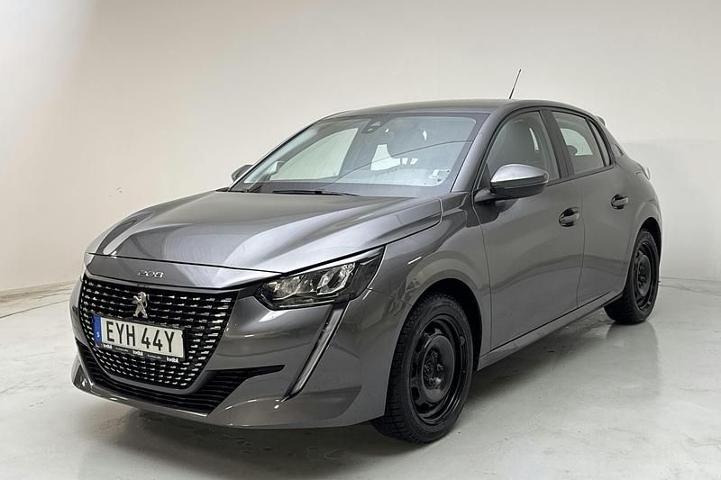 Grå Begagnad 2021 Peugeot 208 Active Halvkombi | 164 800 kr (Marknadspris) - Bild 1/4
