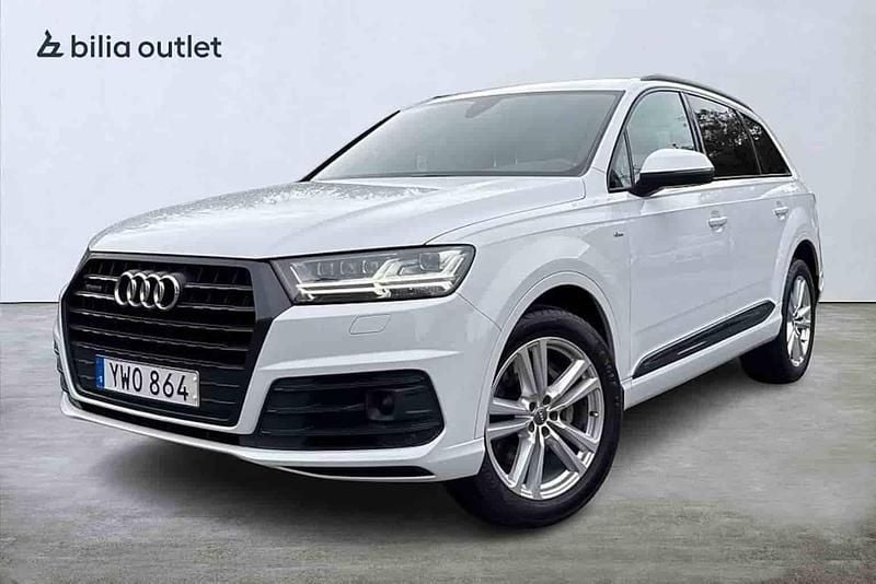 Vit Begagnad 2018 Audi Q7 SUV | 349 900 kr - Bild 1/1