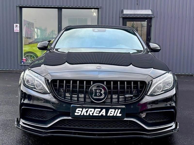 Begagnad Mercedes C63S AMG AMG 517 HK (380 kW) 2018 Svart Sedan