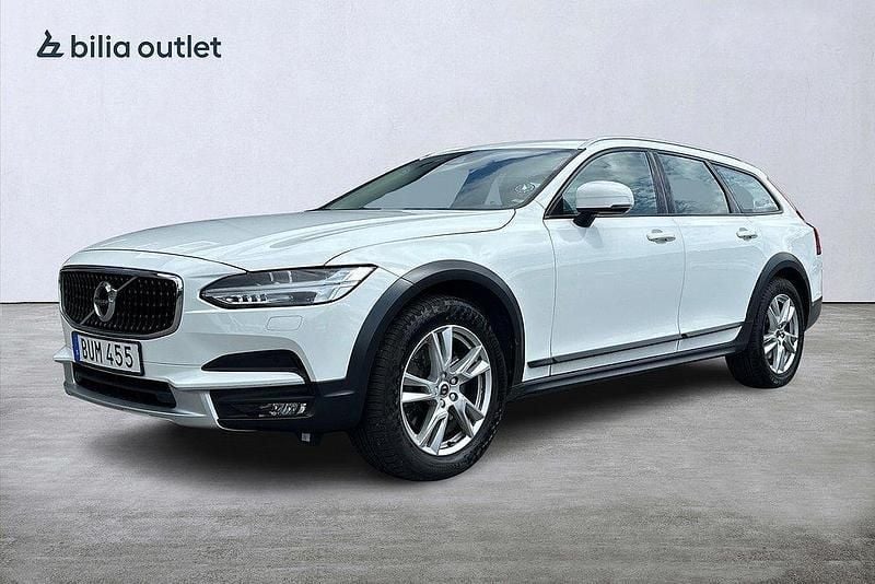 Vit Begagnad 2018 Volvo V90 CC Business Edition Kombi | 279 900 kr (Marknadspris) - Bild 1/4