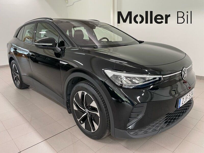 Svart (grenadilla black metallic) Begagnad 2023 VW ID.4 Pro Performance SUV | 338 000 kr (Bra pris) - Bild 1/2