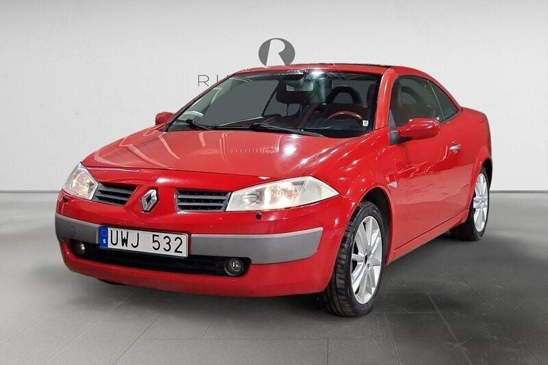 Mörkröd Begagnad 2004 Renault Mégane Cabriolet Cab | 29 900 kr (Bra pris) - Bild 1/3