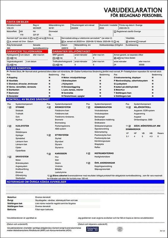 Begagnad Volvo XC40 Core 185 kW (252 HK) 2022 Grön SUV