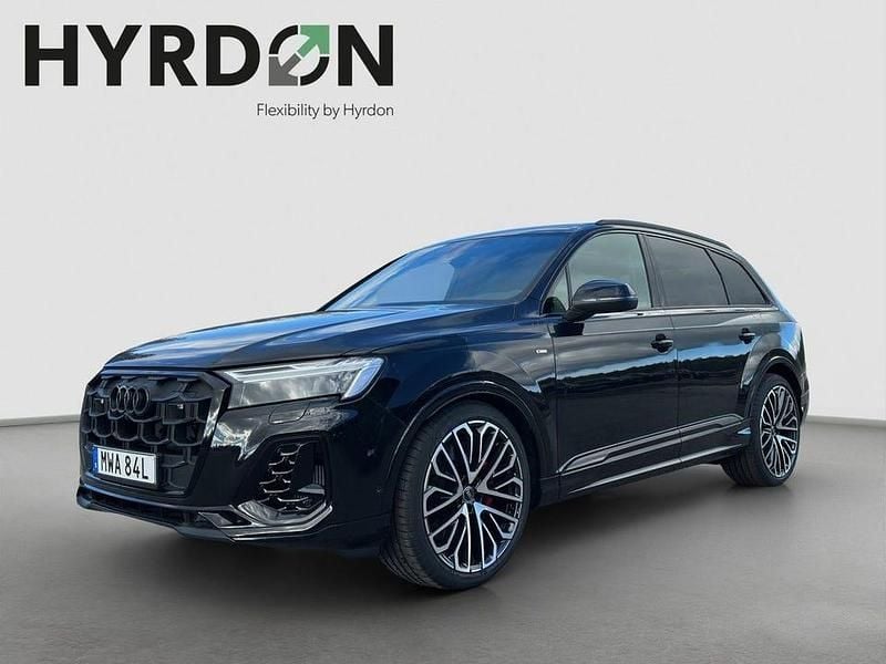 Svart Ny 2025 Audi Q7 S-Line SUV | 999 000 kr (Bra pris) - Bild 1/4