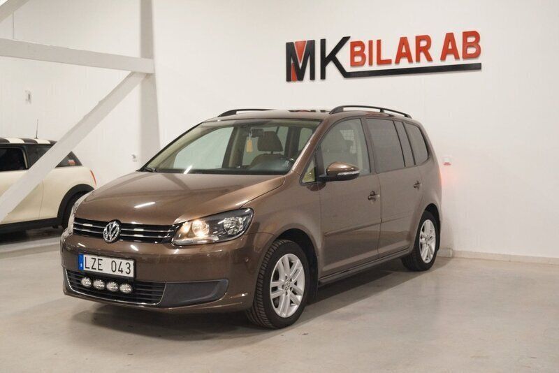 Brun Begagnad 2011 VW Touran Minibuss | 119 900 kr (Dyr) - Bild 1/4